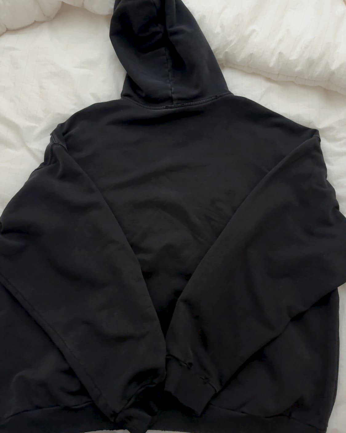 [XL] 발렌시아가 22fw be different 후드 블랙 상품이미지3