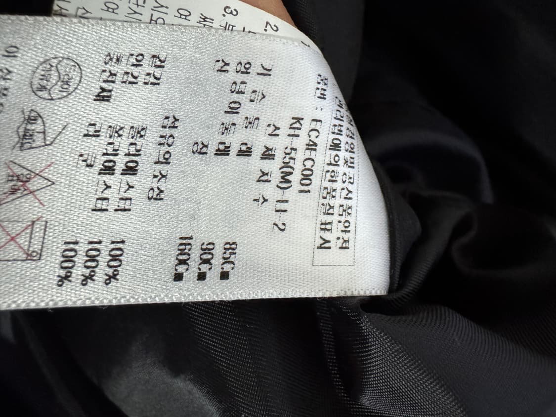 여성 에고이스트 라쿤 퍼 경량 패딩 점퍼 S 블랙 상품이미지4