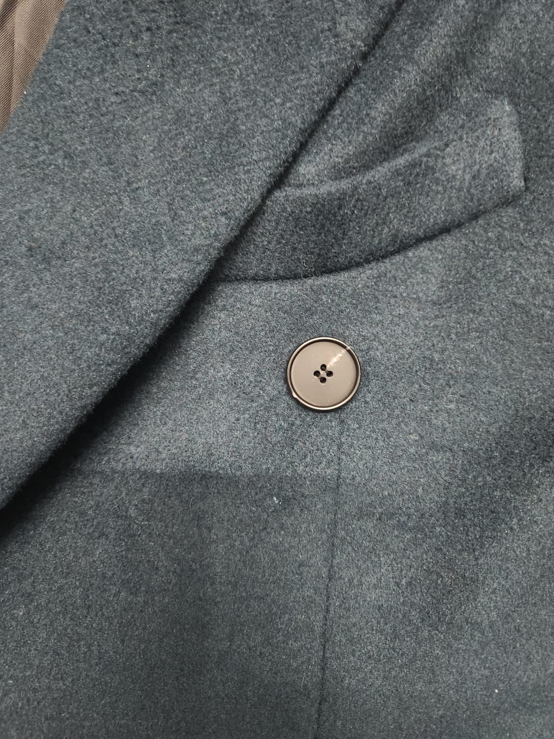 (새상품) HYOJI NORIKO 다크 그린 엑스트라 더블 롱코트 XL 상품이미지3