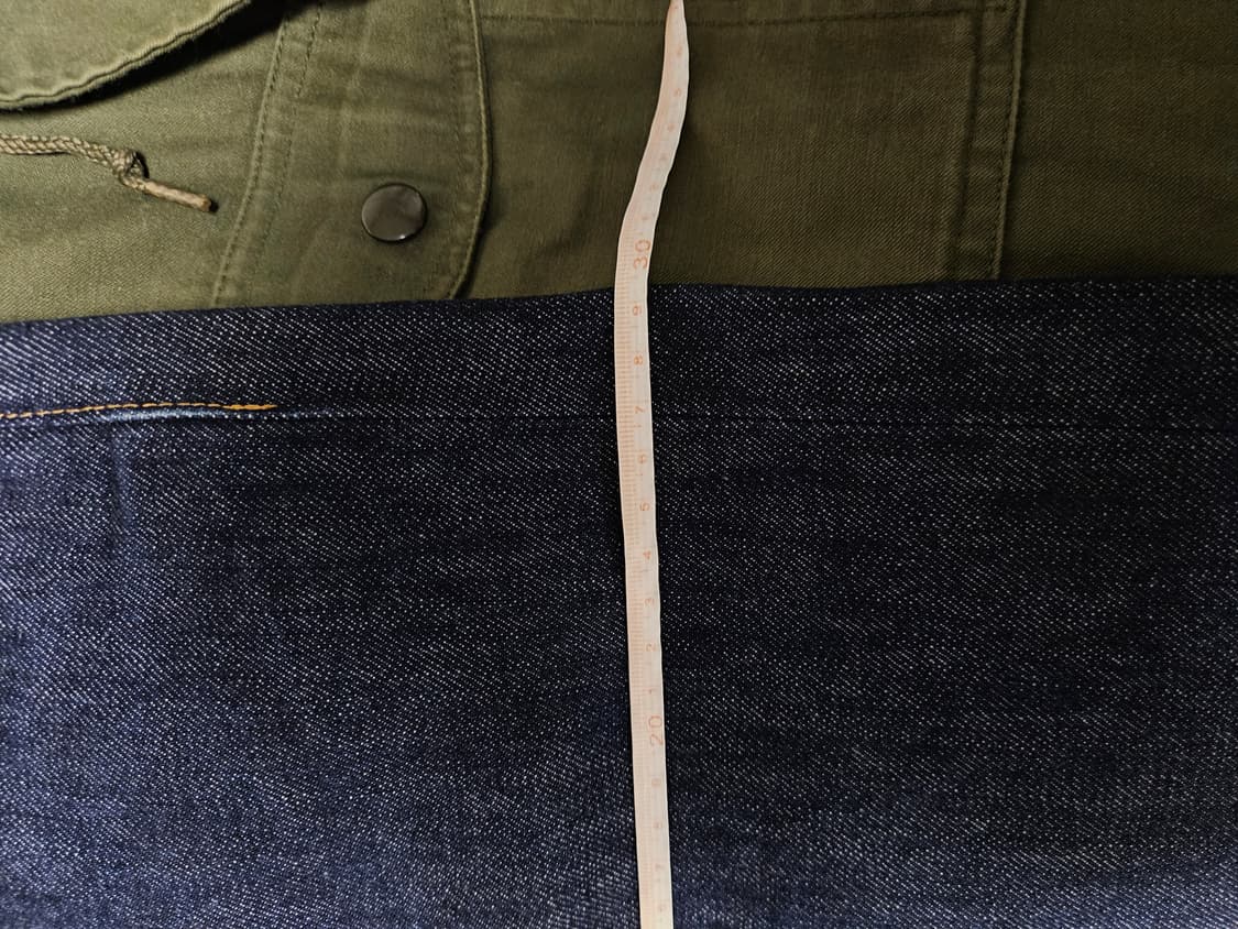 lvc66501 미제 콘밀 31x34 소킹완료. 39cm 리바이스 리지드 상품이미지4