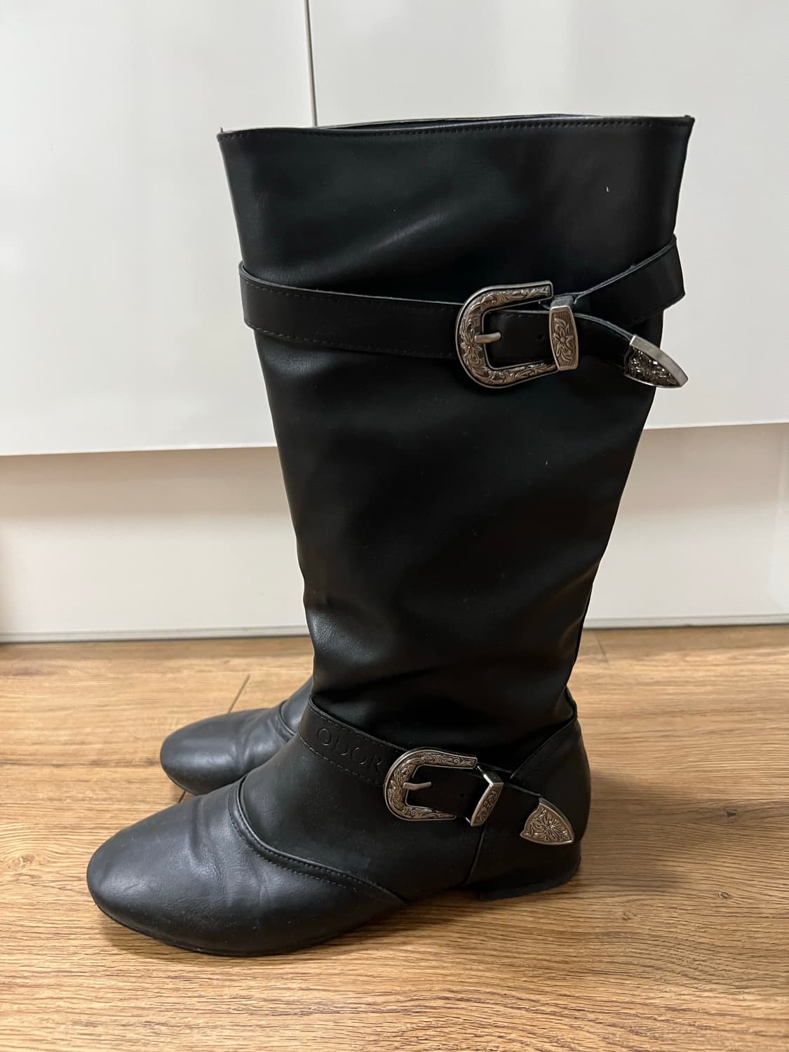 ODOR 블랙 롱부츠 245 상품이미지2