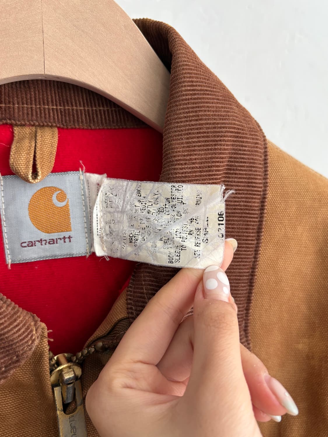 Carhartt 칼하트 J13 산타페 베이지 워크 자켓 상품이미지6