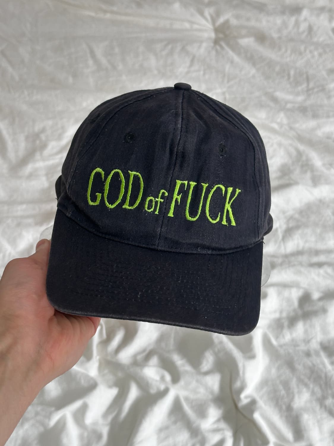 90s og Marilyn Manson ‘god of fuck’  hat 상품이미지1