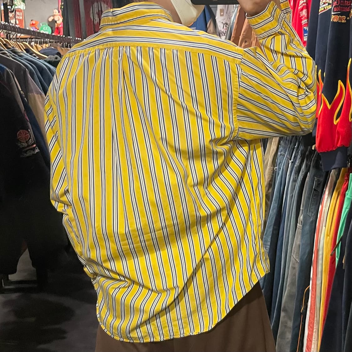 [IM] Polo 폴로 옐로우 스트라이프 긴팔셔츠 상품이미지5