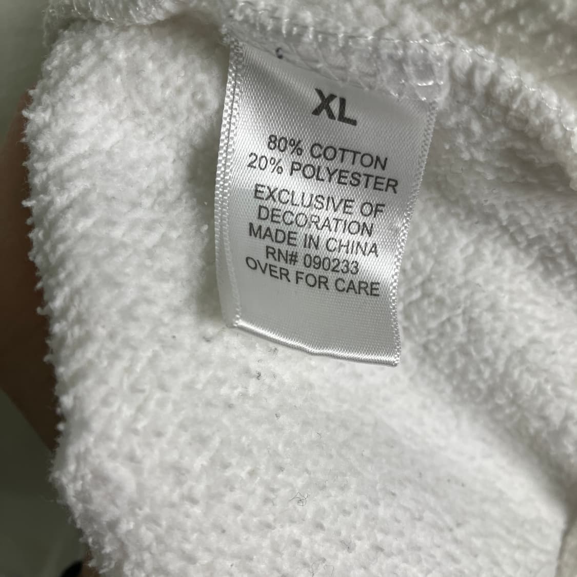 피어오브갓 에센셜 백 빅로고 맨투맨 XL 상품이미지9