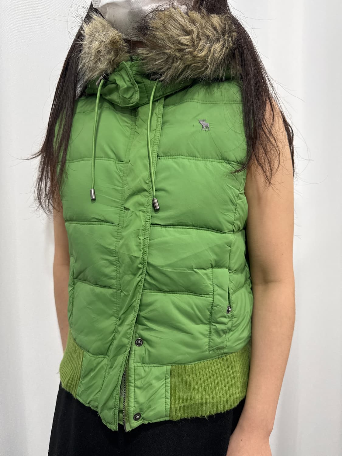 abercrombie&fitch vest hood twiway zipup 상품이미지2