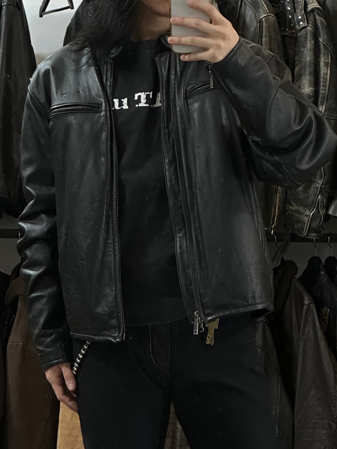 00's 할리데이비슨 레더 라이더 자켓 빈티지 레더자켓 상품이미지3