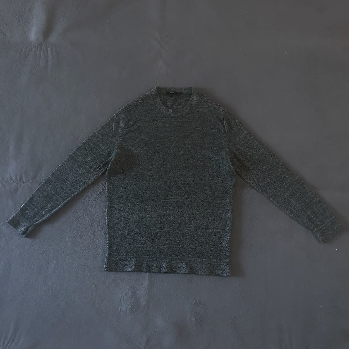띠어리 크루넥 캐시미어 100% 니트 맨투맨 L 차콜 상품이미지1
