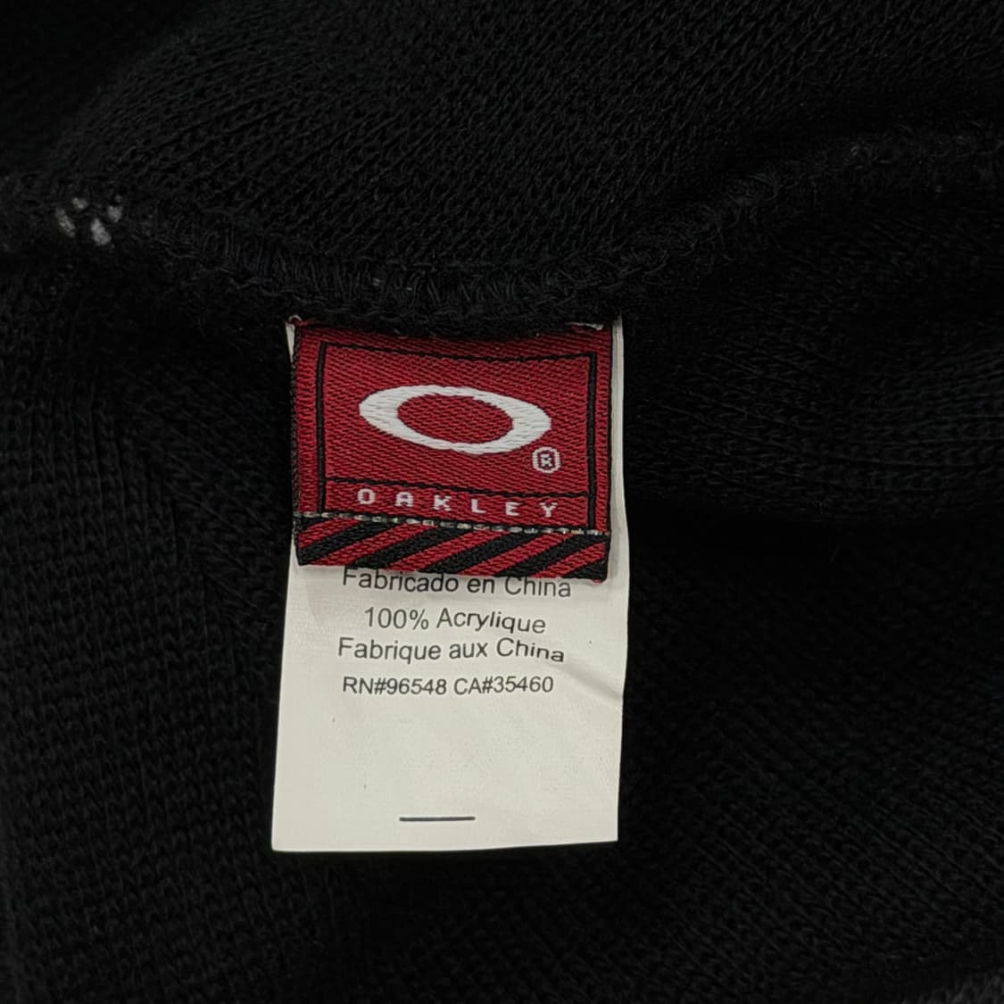 오클리 빈티지 Y2K 아이콘 아크릴 비니 모자 블랙 상품이미지3