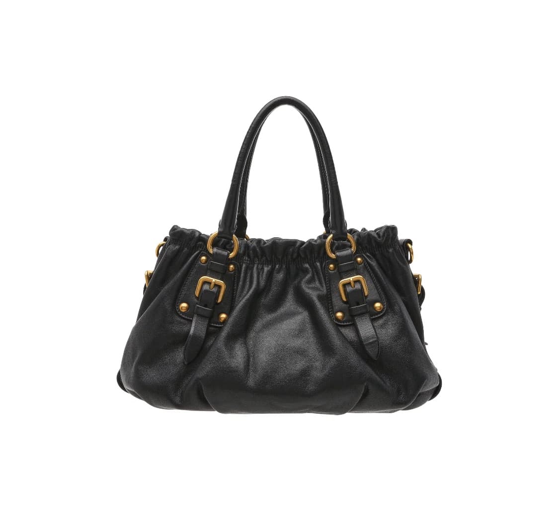 [S급] 프라다 소프트 카프 레더 토트백 판매합니다!!! 상품이미지3