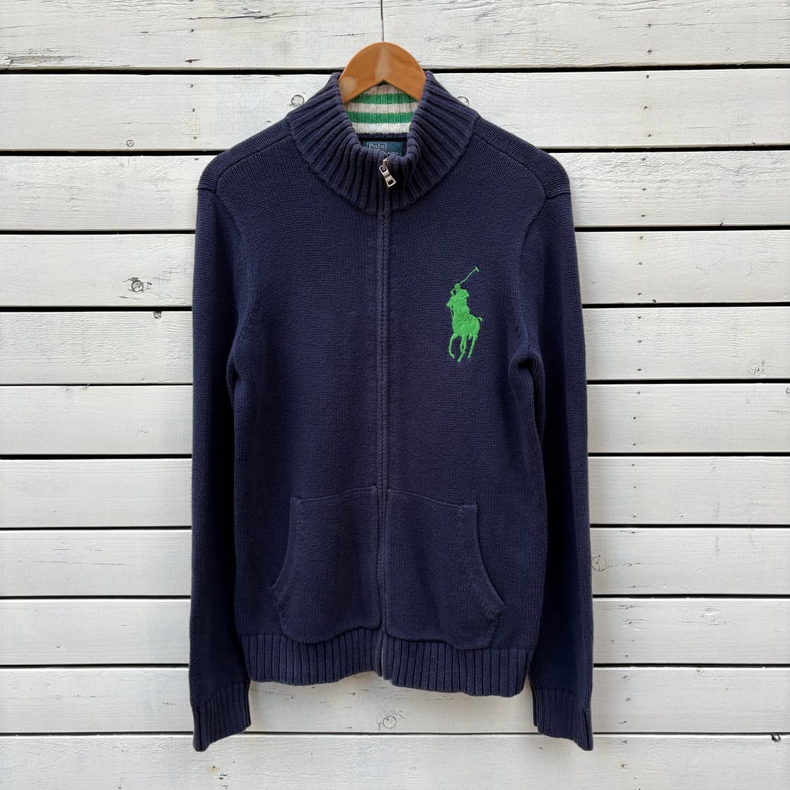 Polo 폴로 빅포니 니트 집업 상품이미지1