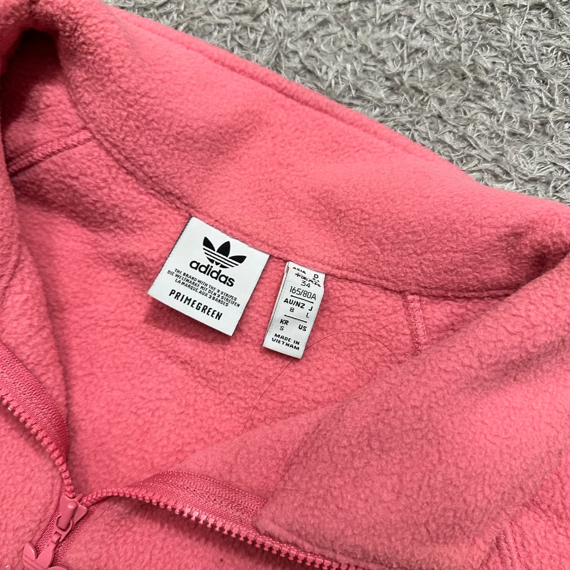 [우먼95-100] 아디다스 후리스반집업 상품이미지3