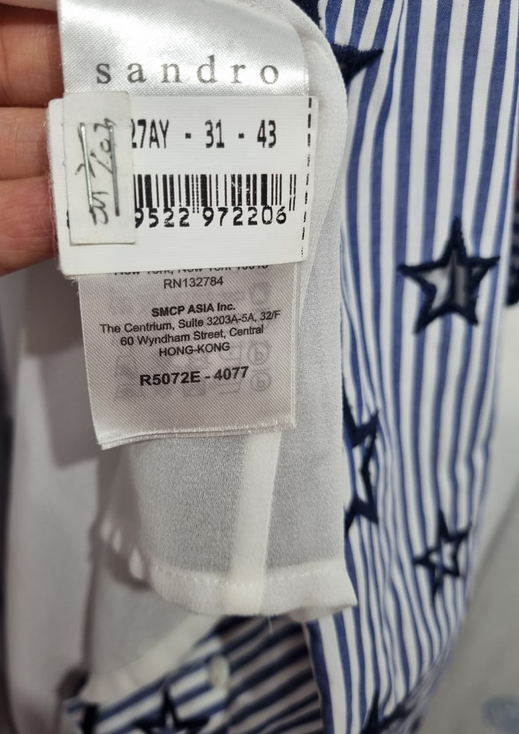 정품) 산드로 롱셔츠 원피스  상품이미지9