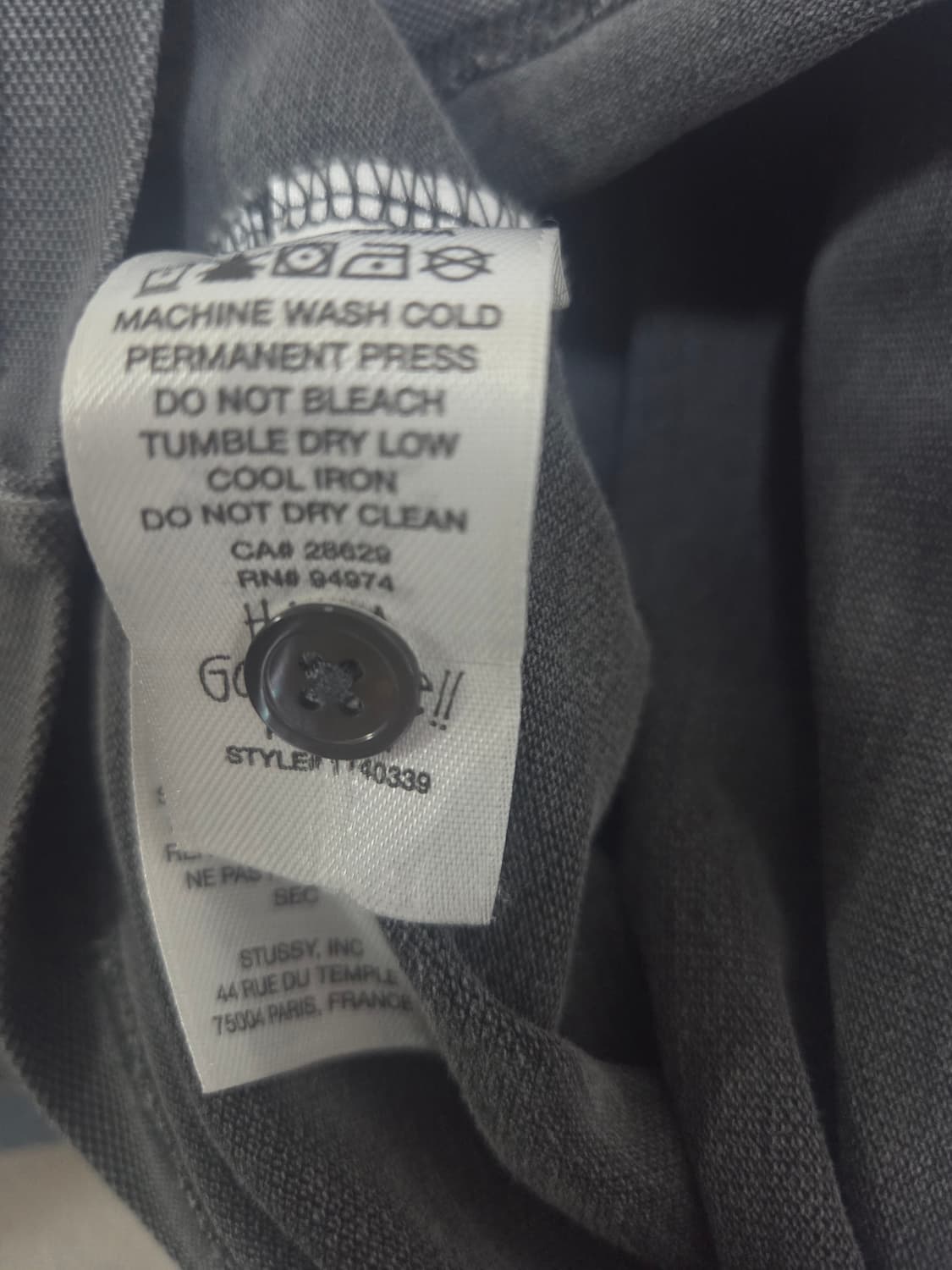 stussy 스투시 피그 다이드 워싱 폴로 polo 카라티 상품이미지7