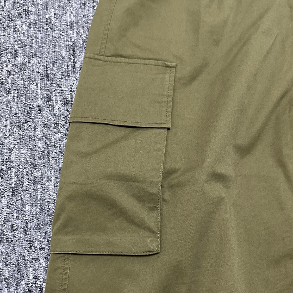 COS 코스 배럴 레그 카고 포켓 트라우저 팬츠 바지 카키 상품이미지7