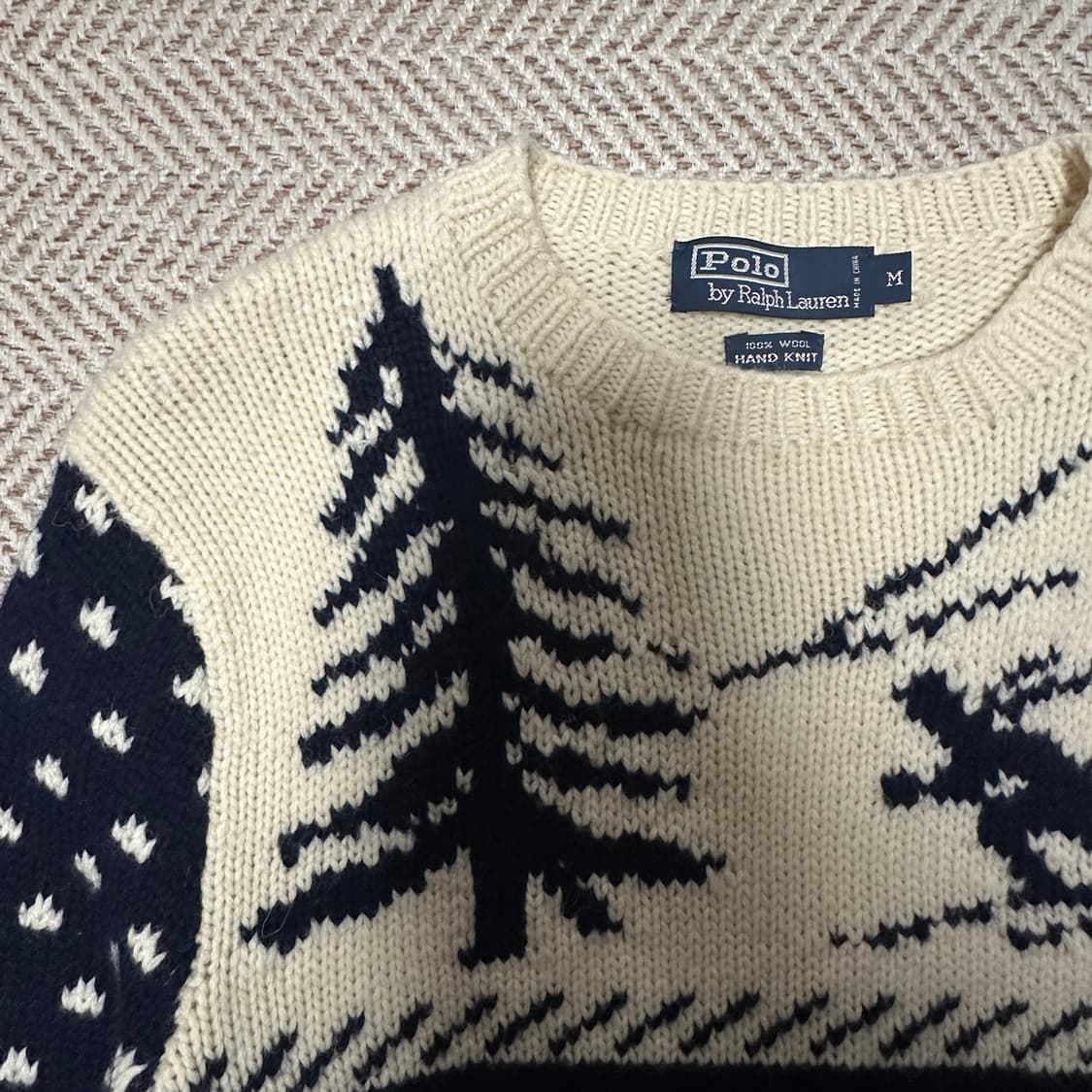 POLO RALPH LAUREN hand knit wool 100% 상품이미지3