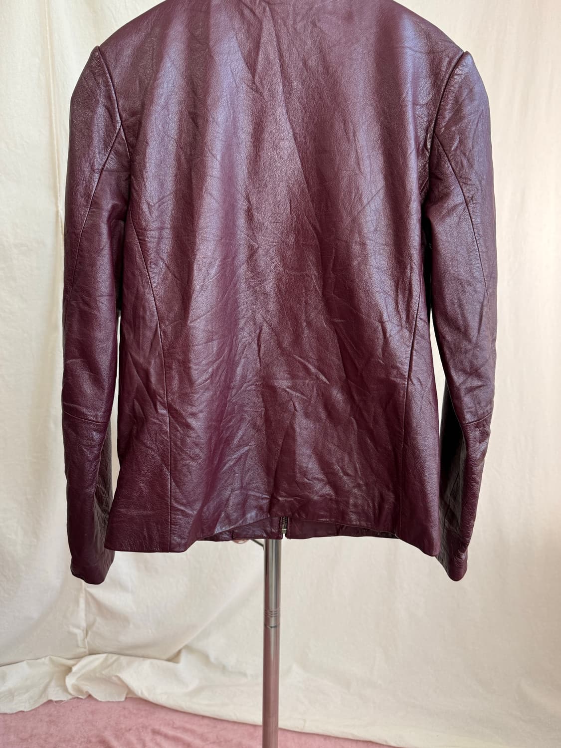 Geeplusoh 버건디 소가죽 자켓 상품이미지8