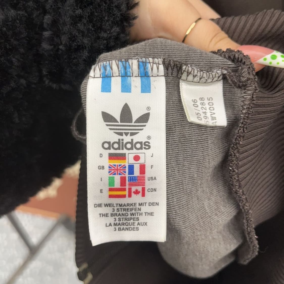 아디다스 레트로 Y2K 희귀 초코오렌지 져지 집업 105 C09049 상품이미지6
