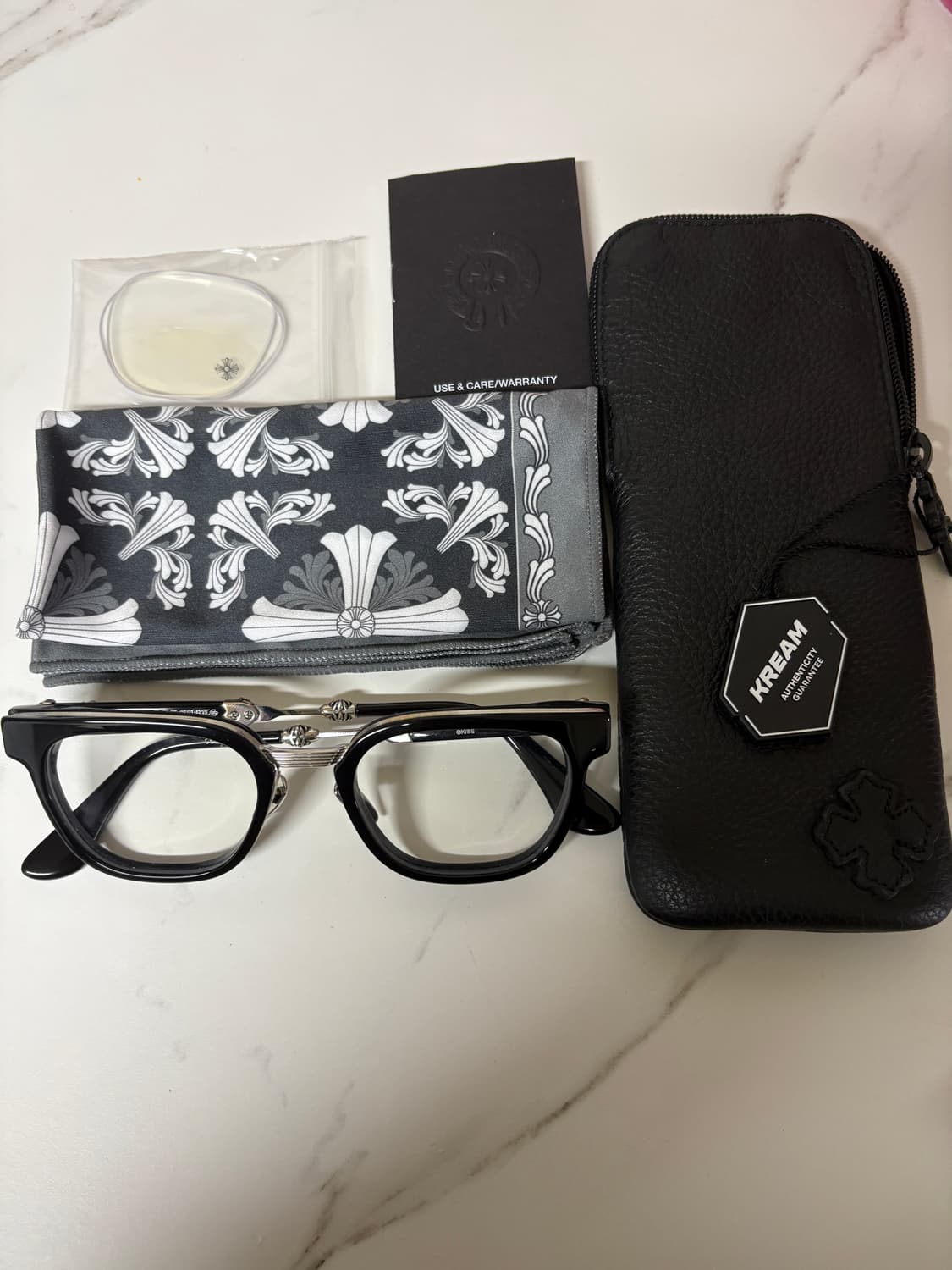 크롬하츠 안경 덕버터 블랙/실버 상품이미지1