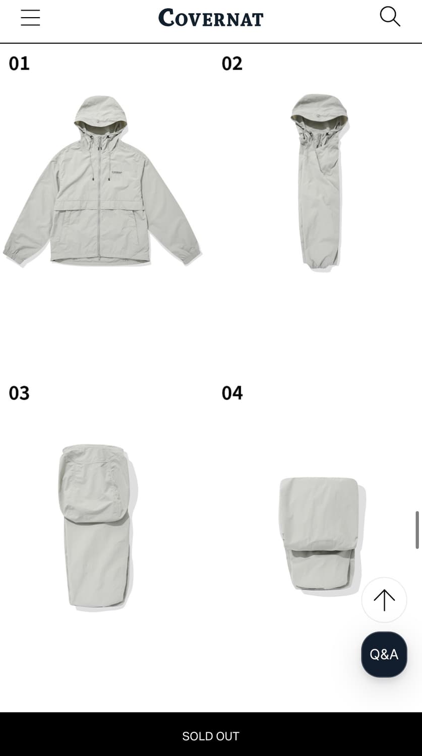 22SS) 패커블 윈드브레이커 자켓 라이트 블루 상품이미지5