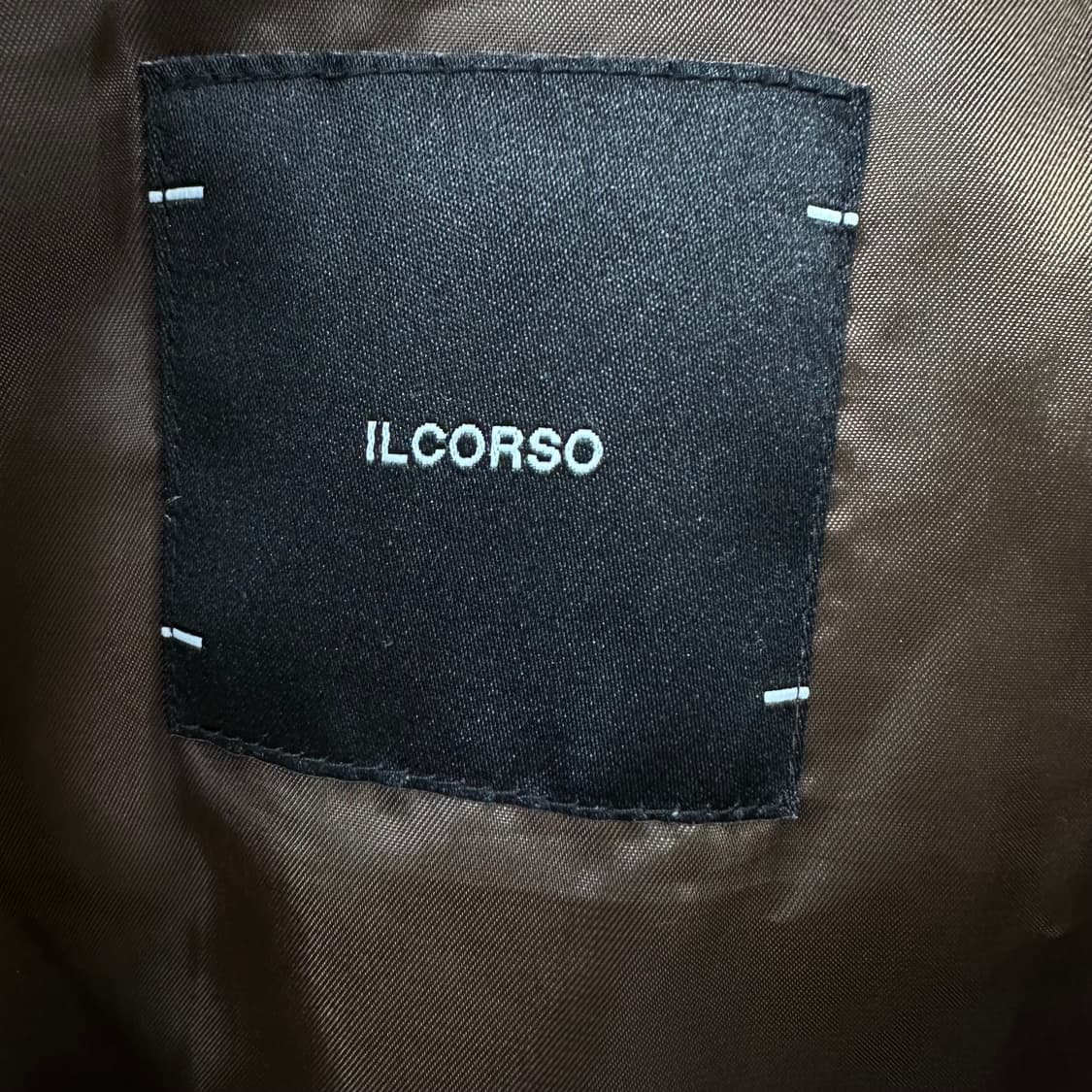 ILCORSO 일꼬르소 크롭 파일럿 자켓 브라운 L사이즈 J32 상품이미지8