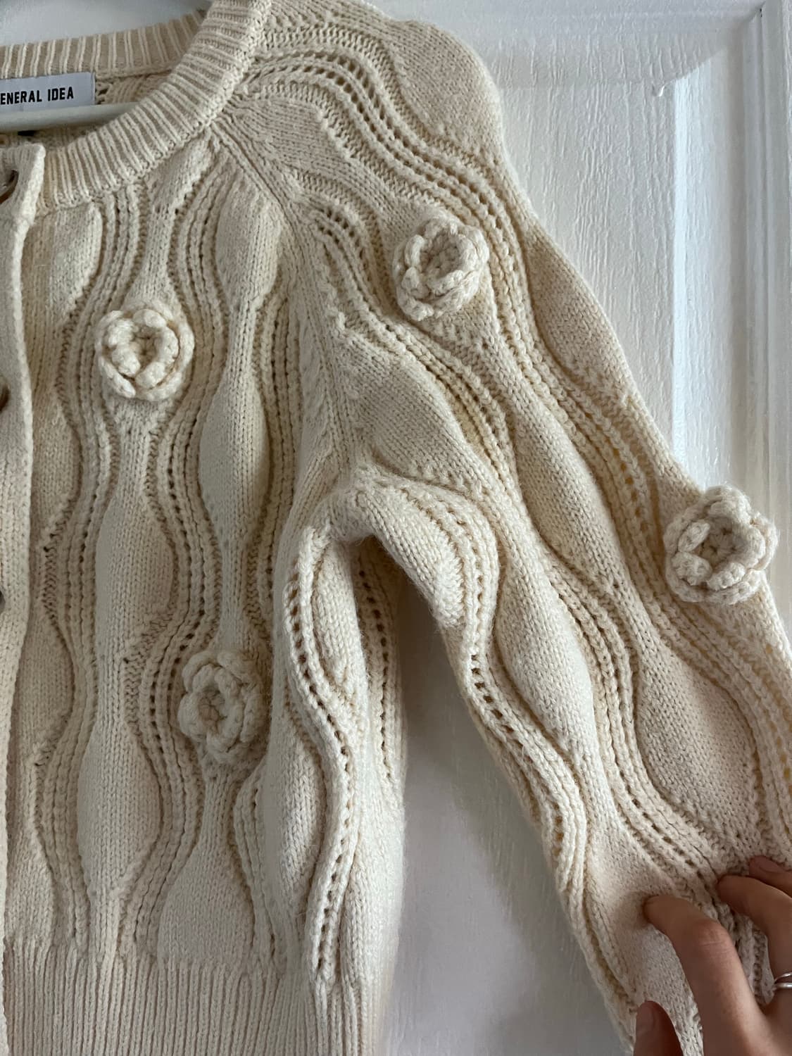 제너럴아이디어 플라워가디건 상품이미지4