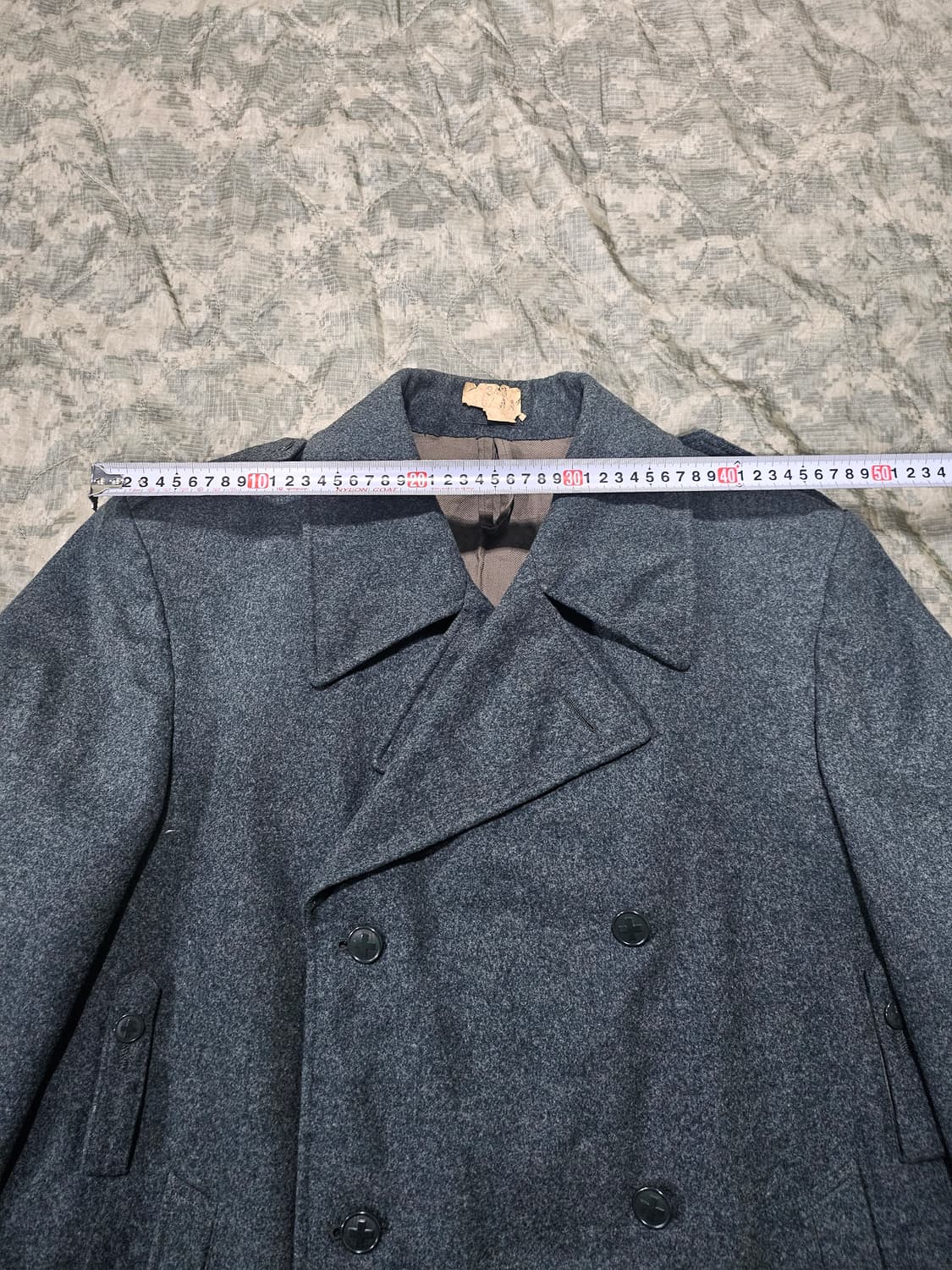 60s 프랑스군 오리지날 울더블코트 상품이미지7
