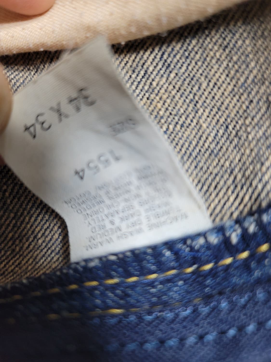 LEE 일본직수입 데님청바지 34x34 상태굿
 상품이미지3