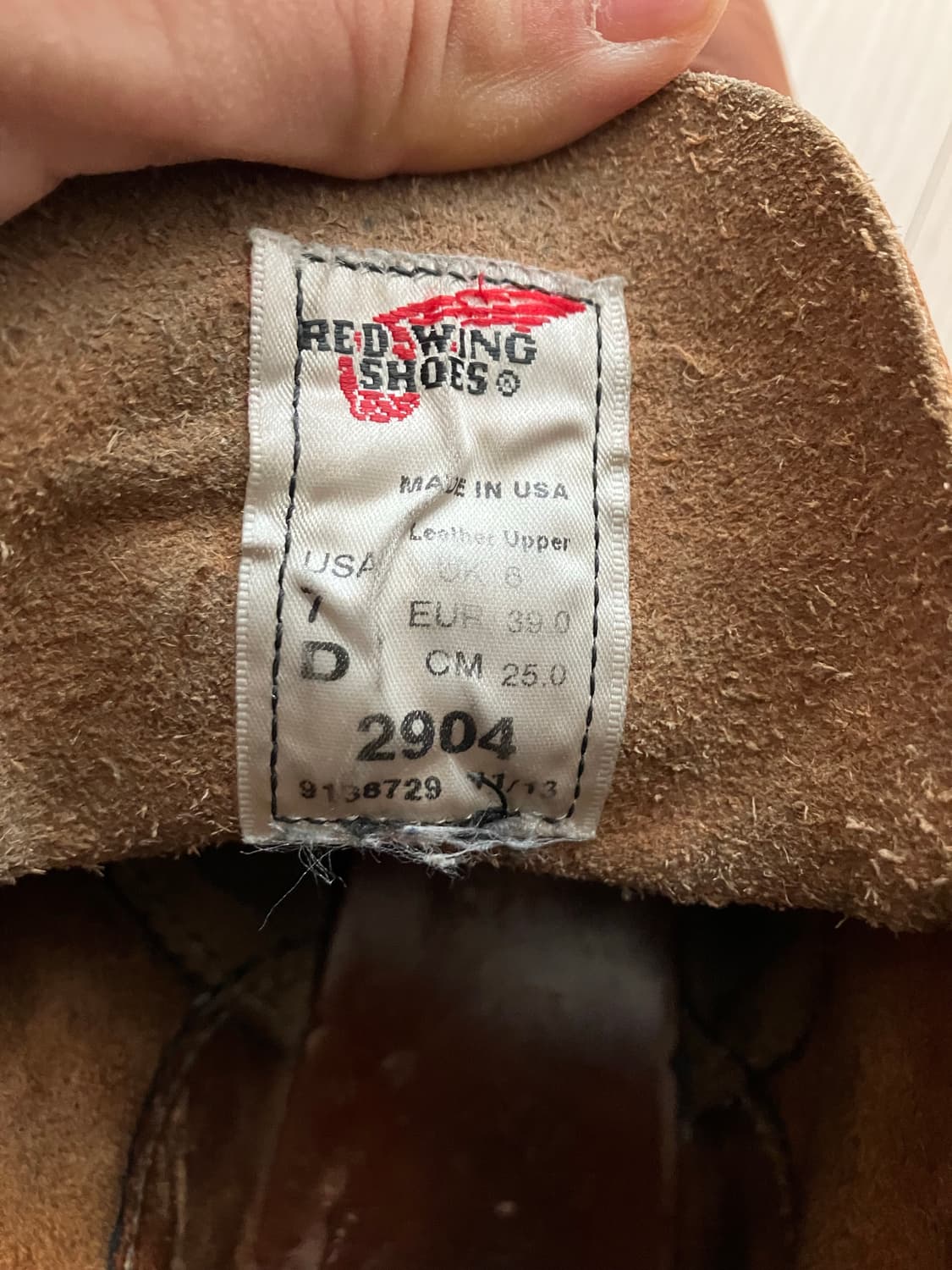 레드윙 라인맨 2904 7D 상품이미지9