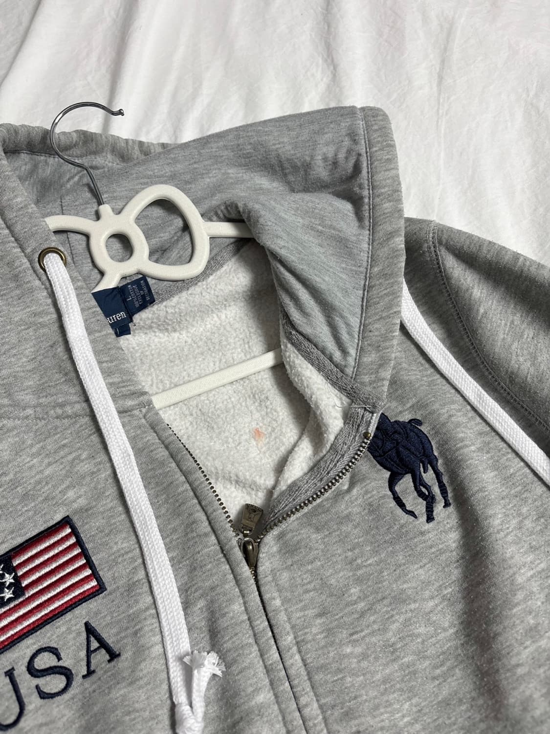 폴로 빅포니 usa 성조기 후드집업 상품이미지5