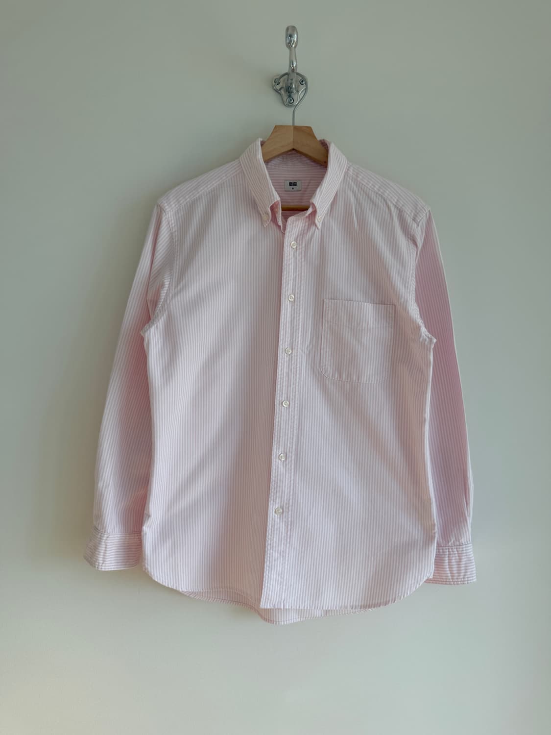 유니클로(UNIQLO) 핀스트라이프 옥스퍼드 셔츠 상품이미지1