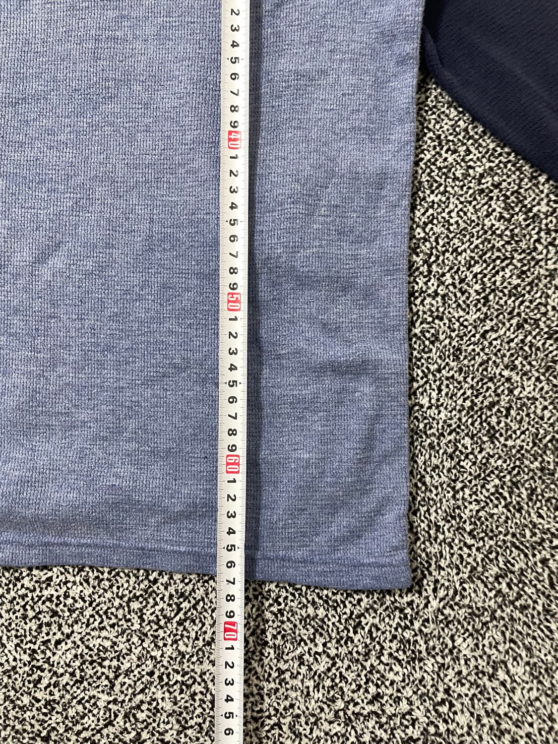 빈티지9. 폴로랄프로렌 와플 투톤 롱슬리브 긴팔 티셔츠 블루 상품이미지5