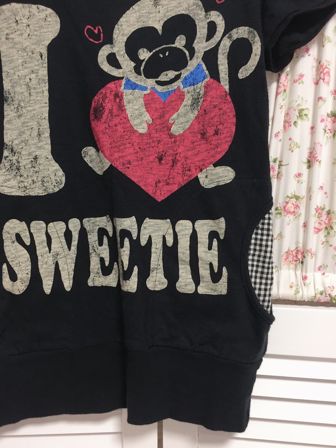 빈티지 모리 원숭이 반팔 상품이미지3