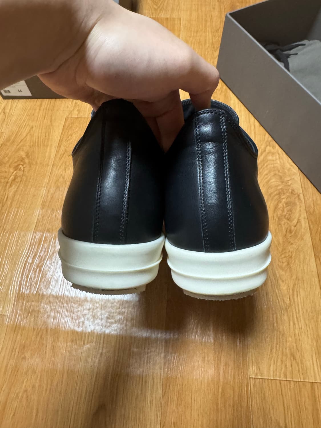 [44] 릭오웬스 라몬즈 로우 블랙 상품이미지5