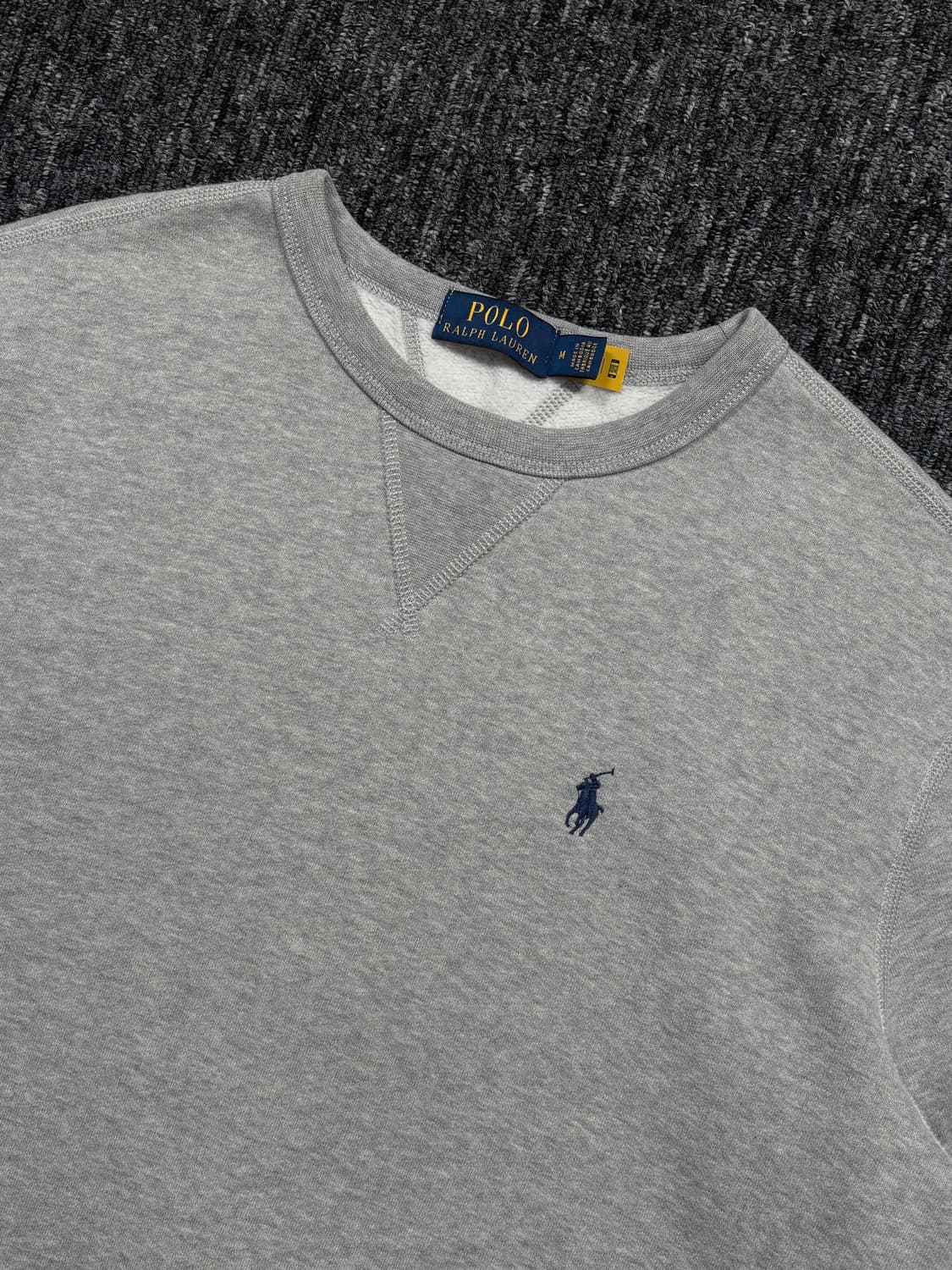 폴로 그레이 맨투맨 상품이미지5