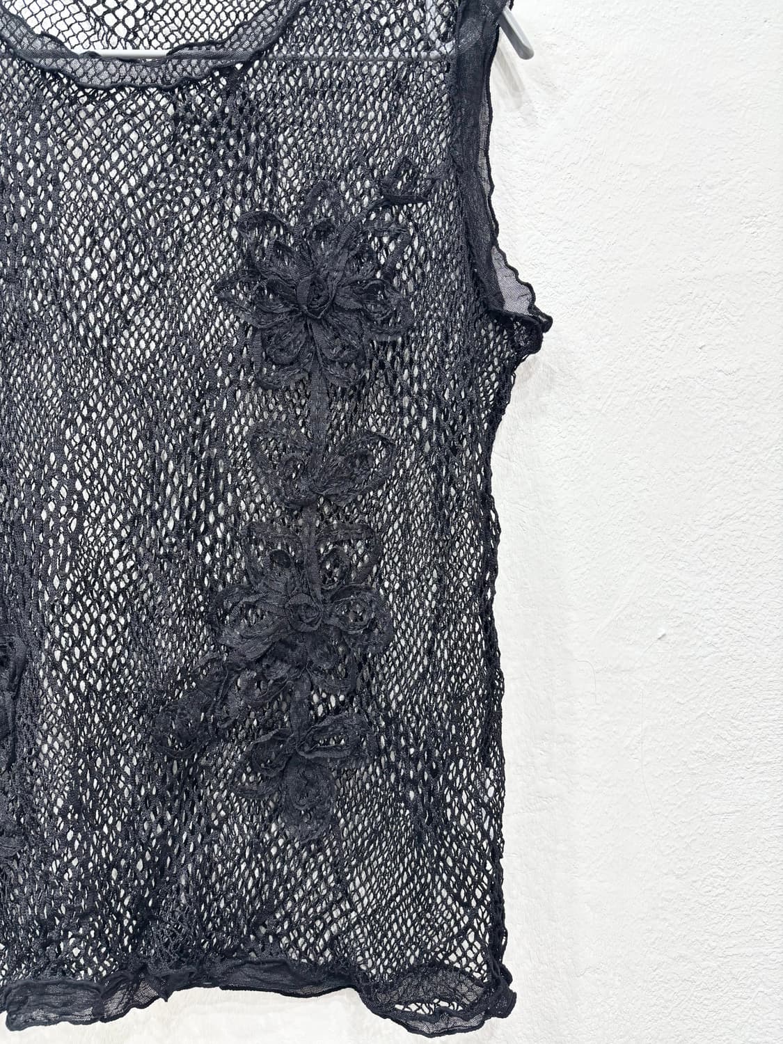 빈티지 그물 탑 상품이미지2