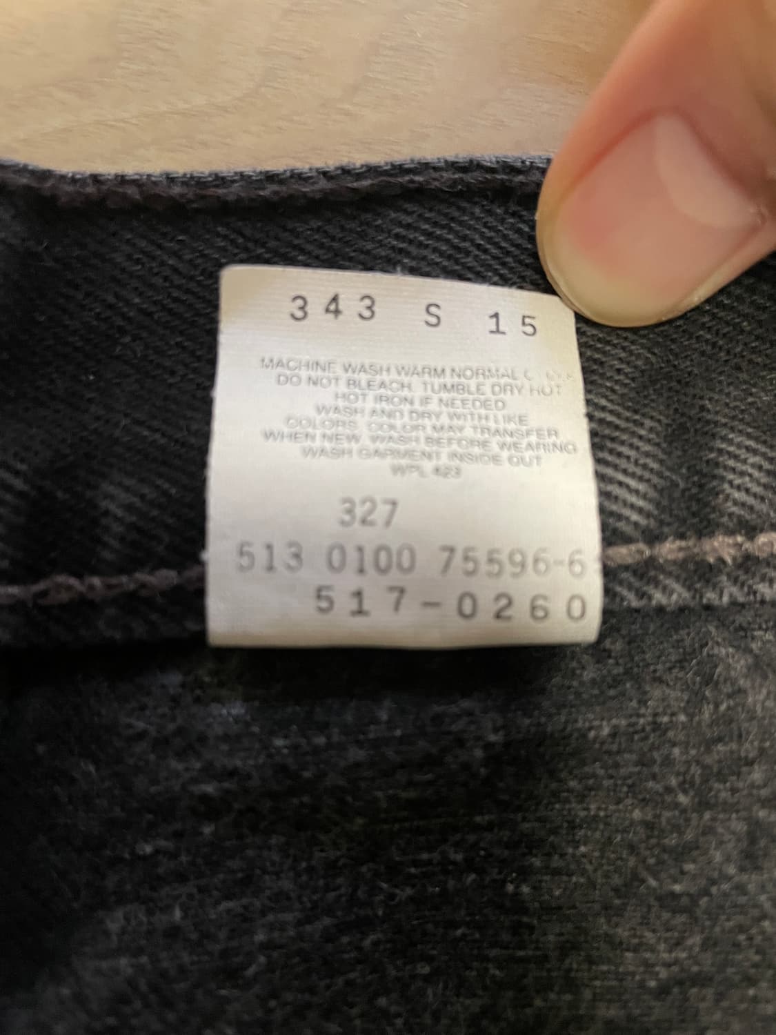 빈티지 리바이스 517  블랙 usa 팝니다 상품이미지4