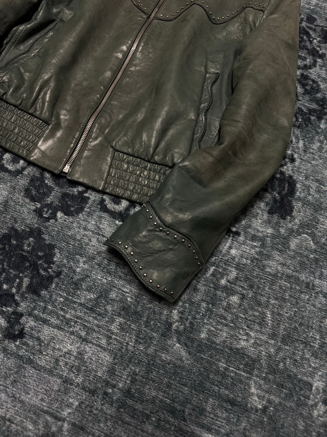 Obzee archive western lamb skin jacket 상품이미지5