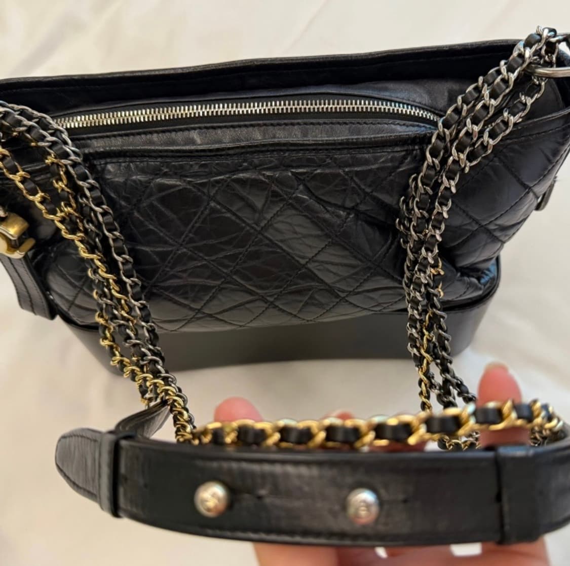 CHANEL 샤넬 가브리엘 미디움 호보백 블랙  상품이미지2