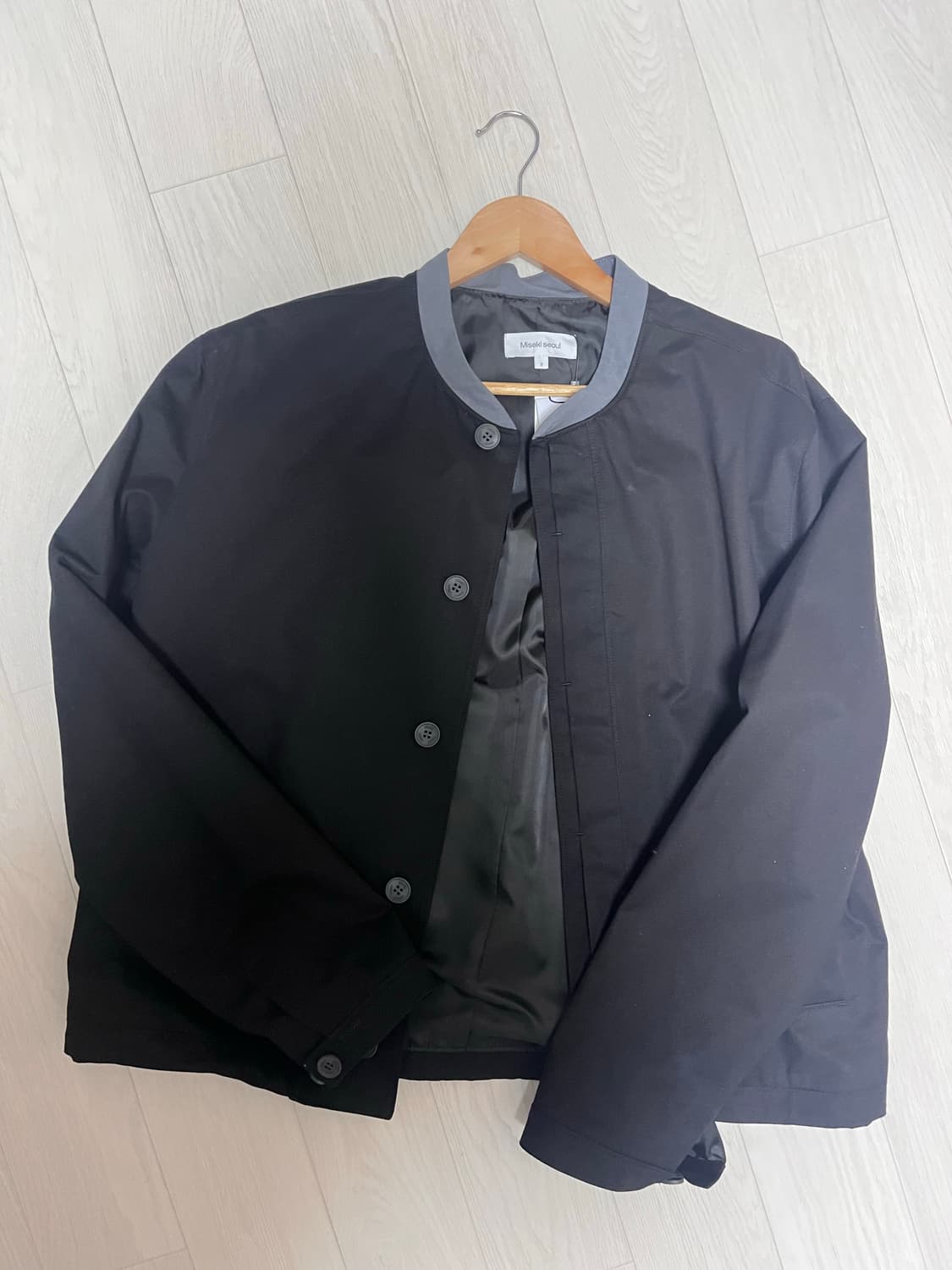 [미세키서울 맨X리제임스]Two-tone blouson jacket BL 상품이미지9