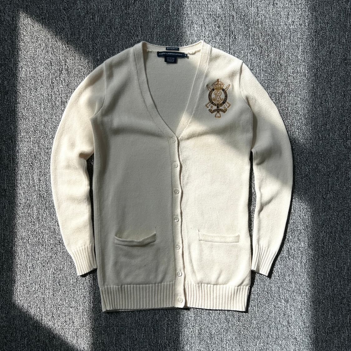 랄프로렌 스포츠 크레스트 빅로고 가디건 상품이미지1