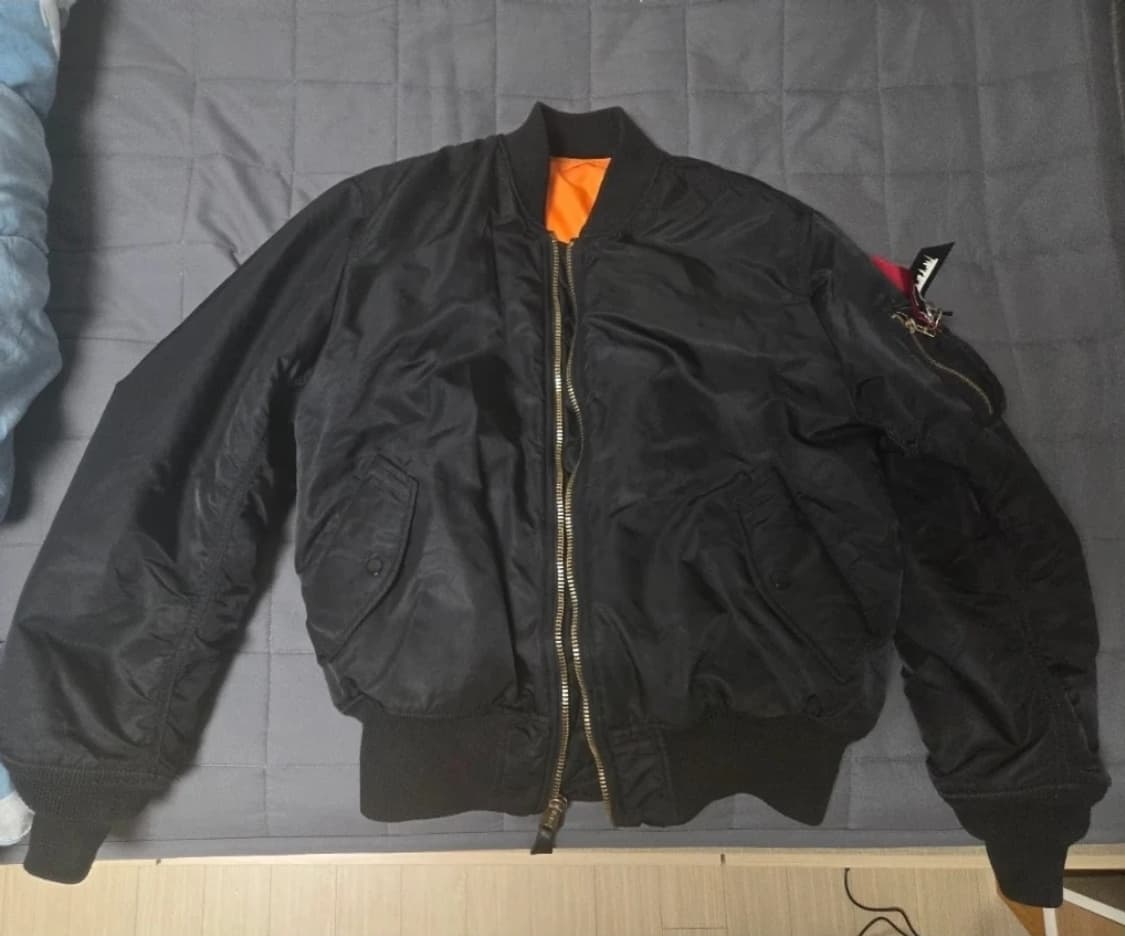 오늘까지만 5))알파인더스트리 ma-1 자켓 M 급처 상품이미지1