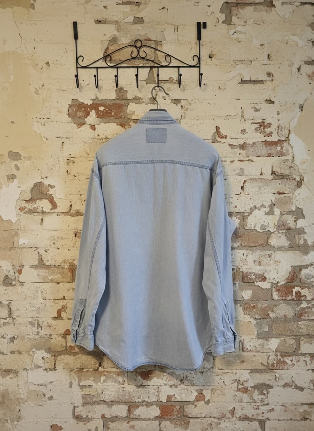 90's Levi's 데님 오버핏 셔츠 M 상품이미지2