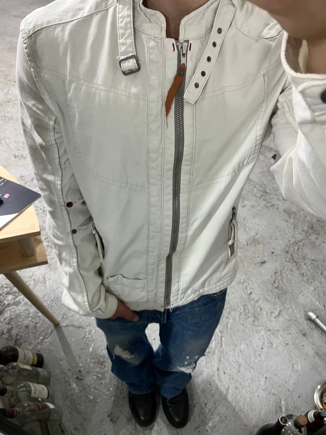 Ball biker jacket 상품이미지4