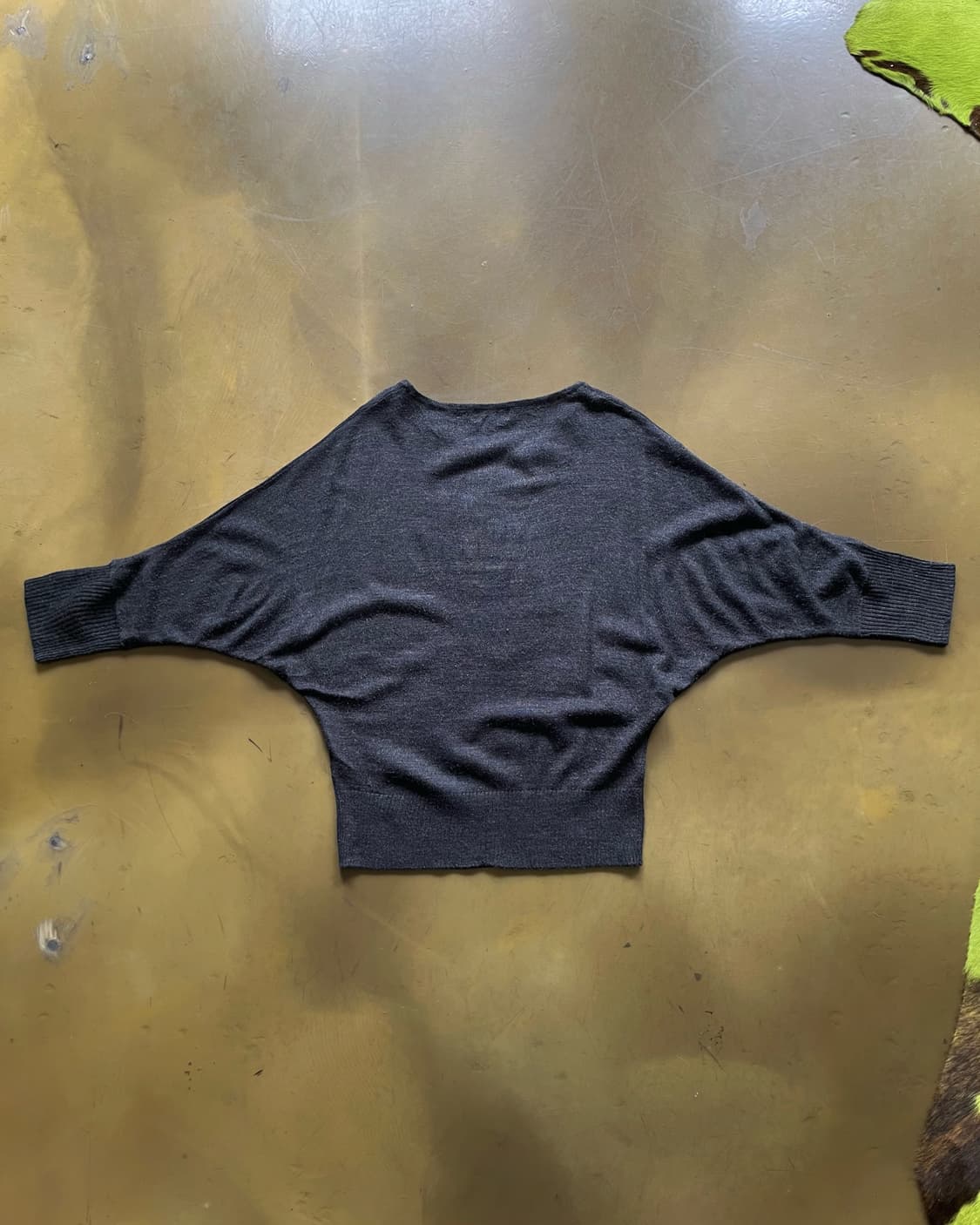 Old Disney Japan Mickey Dolman Gray Knit 상품이미지8