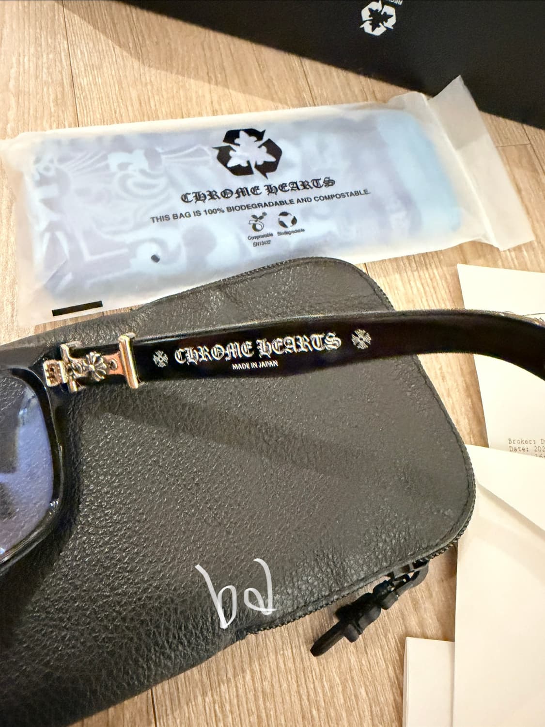 크롬하츠 바질리오네어2 안경 블랙 실버 새상품 상품이미지6