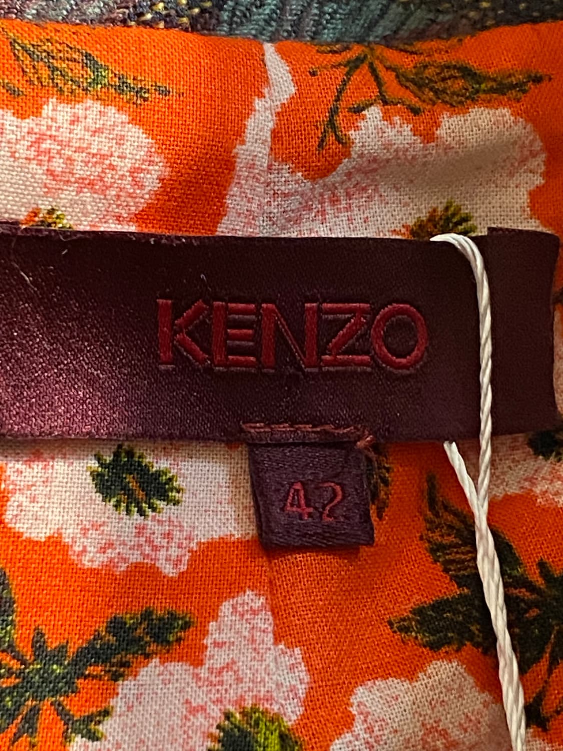 겐조 플라워 패턴 싱글 코트 상품이미지3