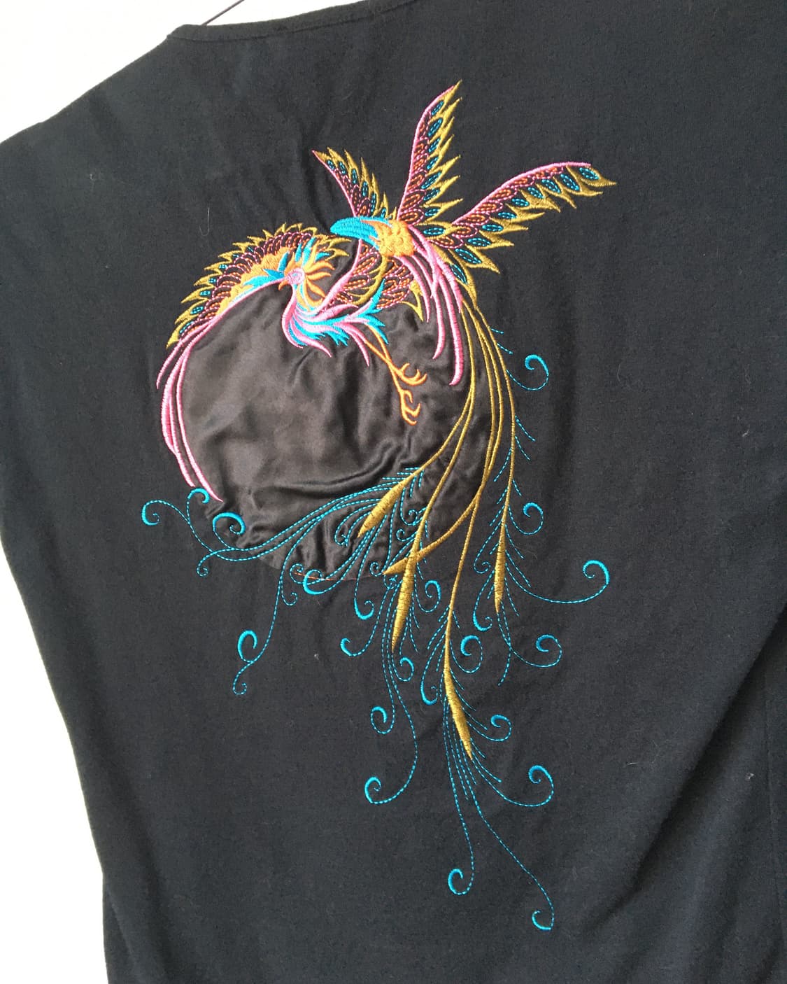 Back oriental needle work point top 상품이미지2