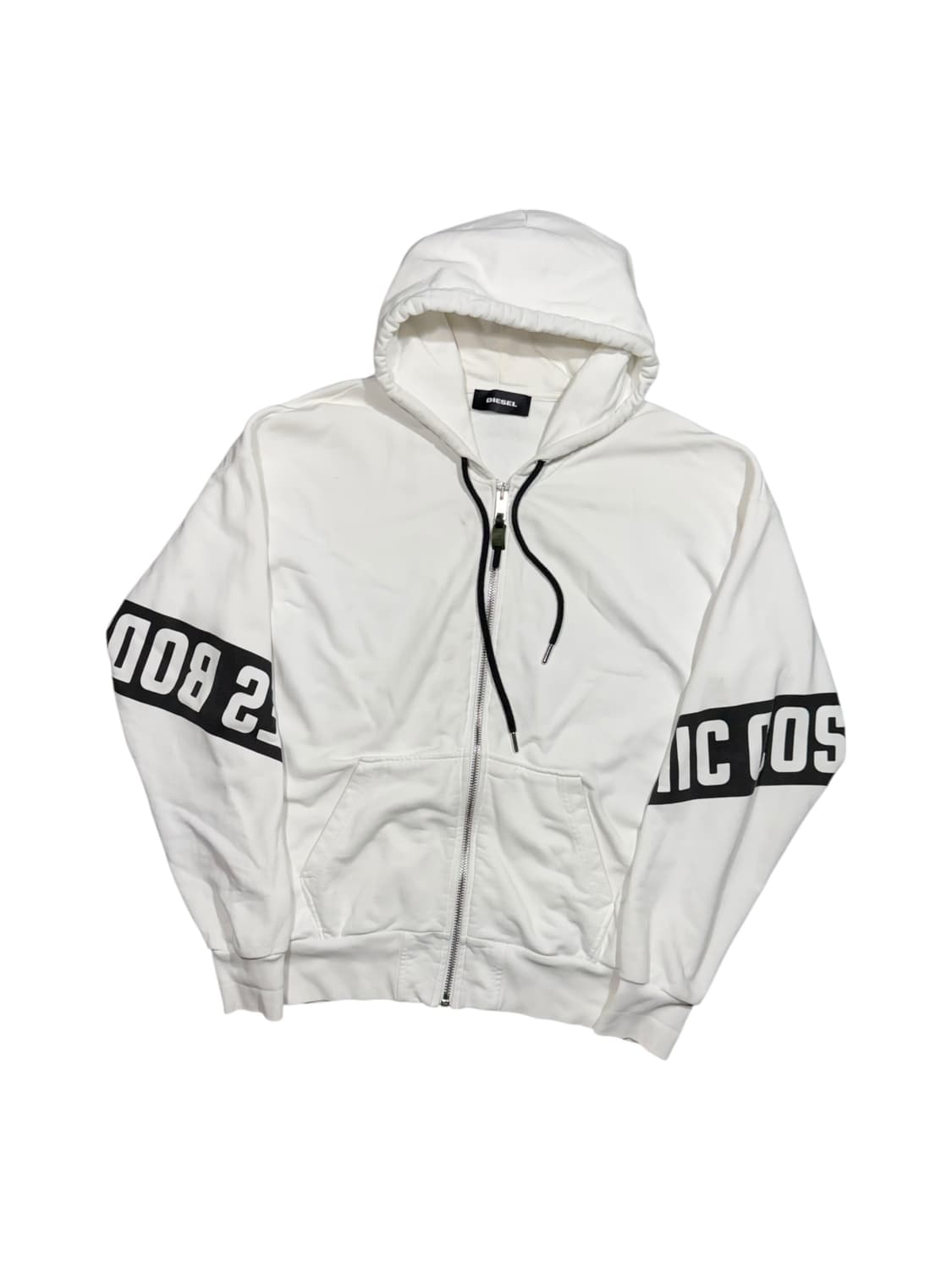 Diesel 디젤 화이트 코스믹 후드 집업 상품이미지1