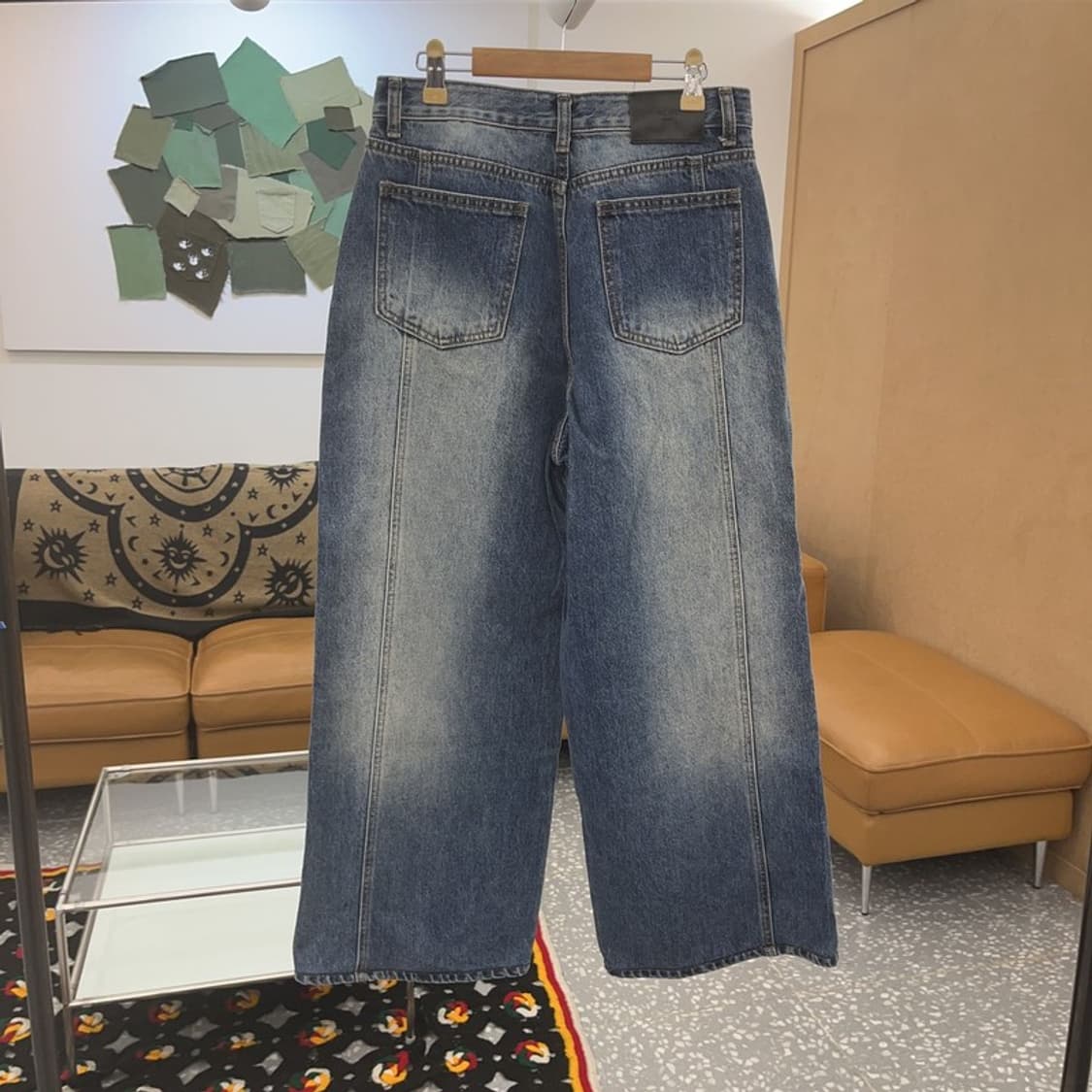 ACME 빈티지 와이드 워싱 데님팬츠 S C07754 상품이미지4